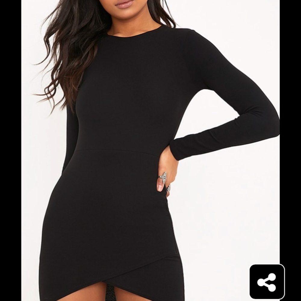 Missguided Black Bodycon Dress NEW WITH TAGS